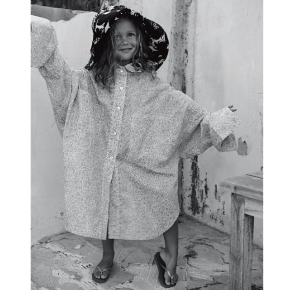 Secular Wild Flower Print Button Down - image 3